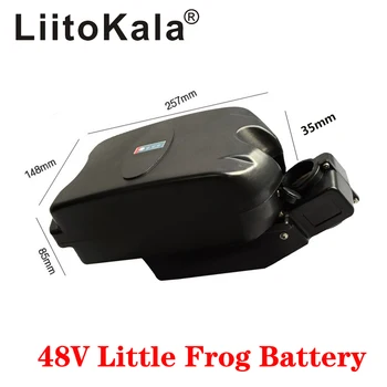LiitoKala 48V 10Ah 12Ah 15Ah 20Ah mică broască sub scaunul post de e-bike ebike acumulator pentru 250w 350w 500w motor baterie