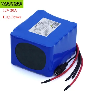 VariCore 12V 11.1 v 20Ah de mare putere 50A 100A baterie de descărcare de gestiune pachet BMS protecție 4 linie de ieșire 12.6 V 500W 800W 18650 baterii